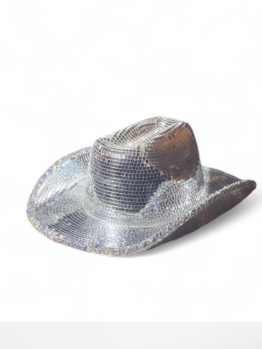 Silver RealMirror Mosaic Disco Ball Cowboy Hat
Beyoncé concert, festivals, parti